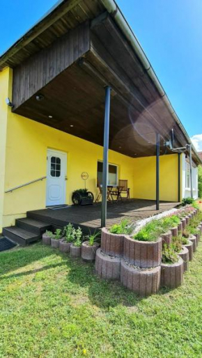 Ferienhaus Wiese und Meer